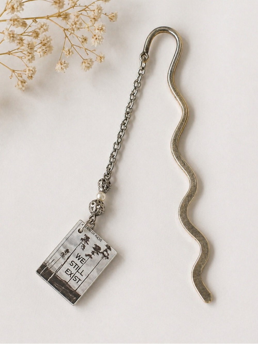 Handmade Bronze Charm Bookmark